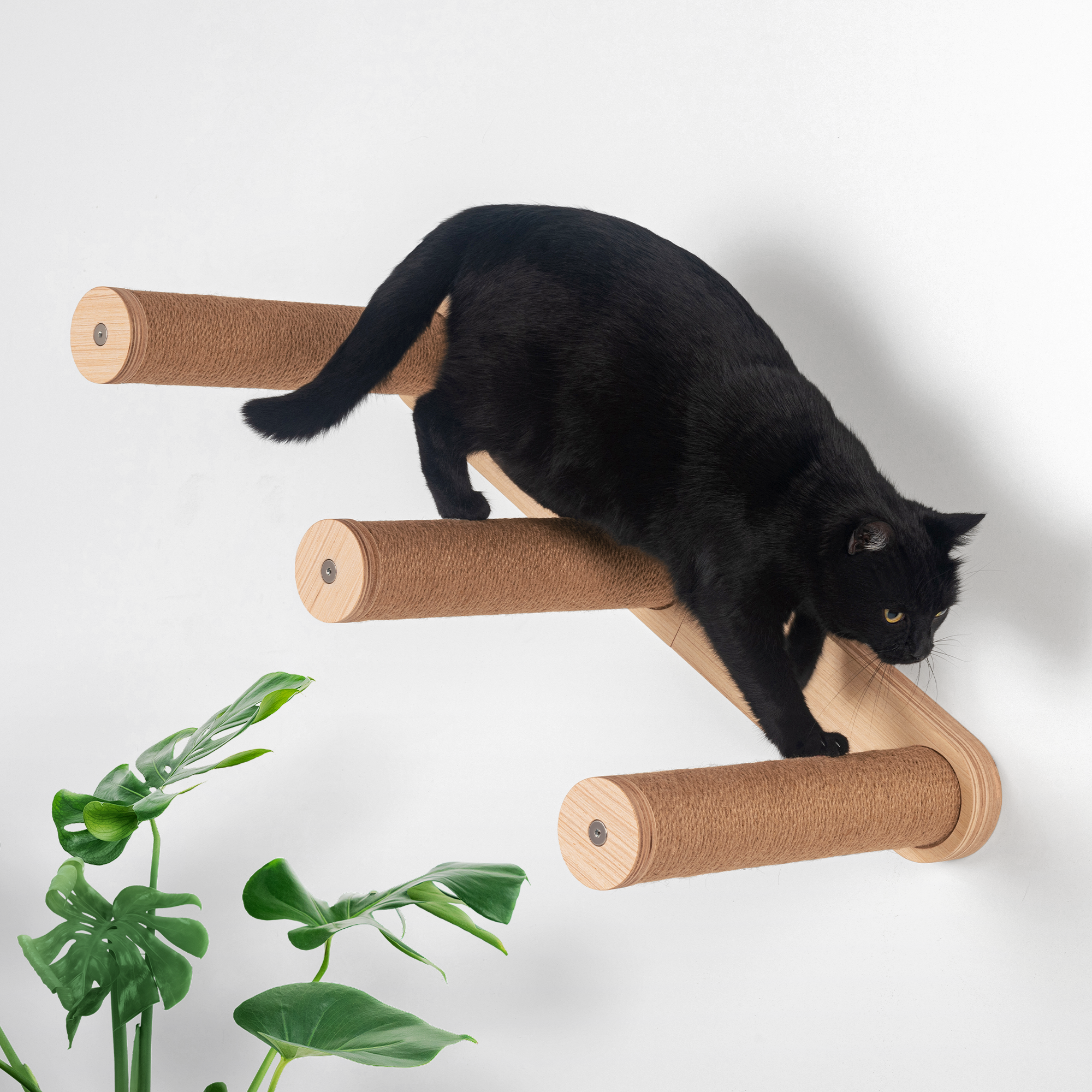 3 Step Cat Wall Stairs - HOPPA