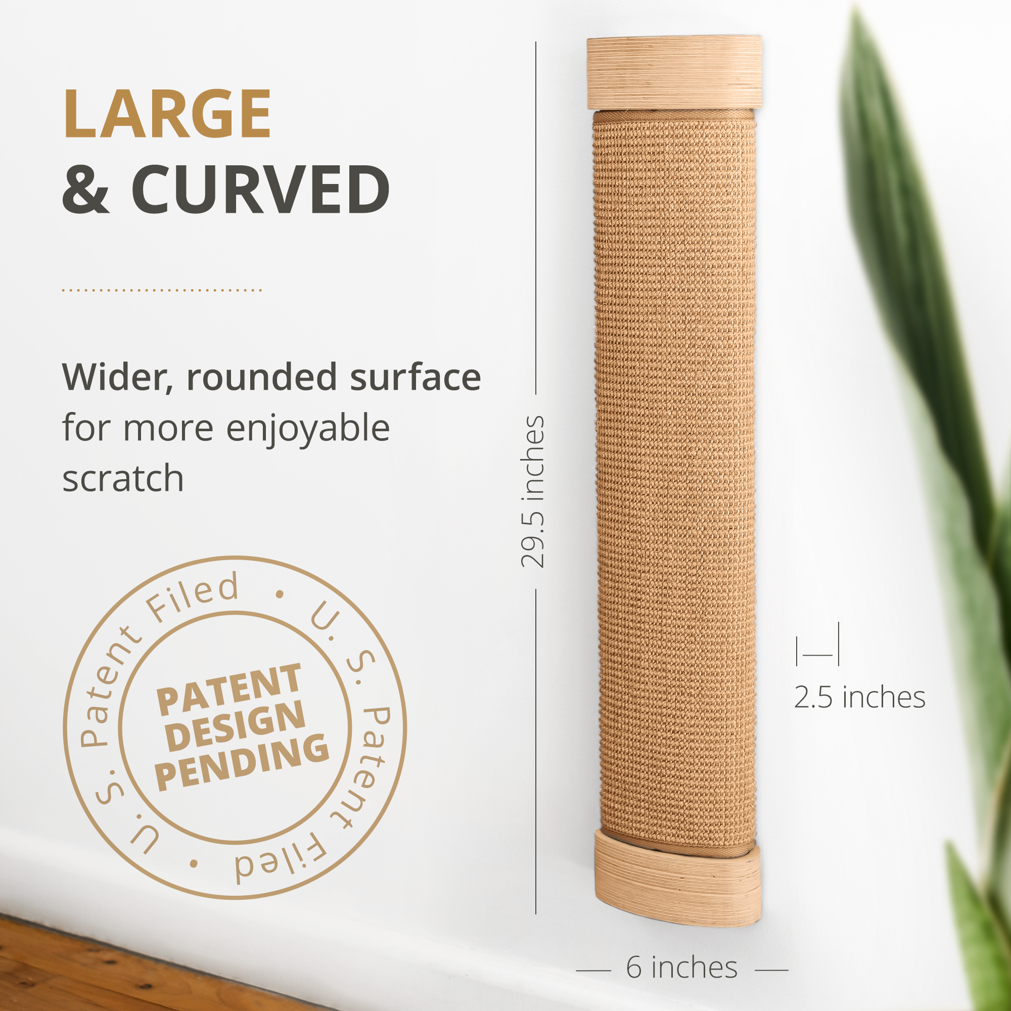 Cat Wall Scratcher - NERO